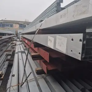 Alumínium profil 90×130 mm – 10 m hosszú